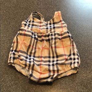 baby burberry bathing suit